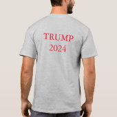 トランプ：もっと偉大な年を！ Tシャツ (裏面)