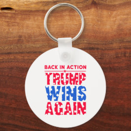 トランプ – アクションに戻るトランプが再び勝利 キーホルダー