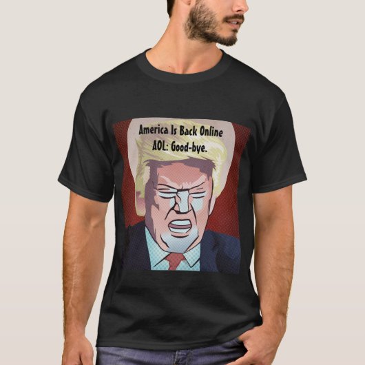 トランプ・アメリカがオンラインに戻る Tシャツ (正面)