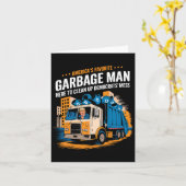 トランプ アメリカで最も愛されるゴミ収集人 トランプ ゴミの中に カード (黄色い花)