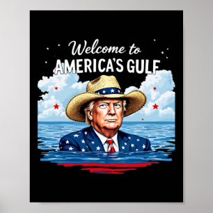 トランプ・アメリカのメキシコ湾大統領とS ポスター