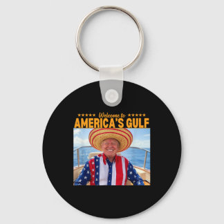 トランプ・アメリカのメキシコ湾大統領トランプ・ソンバー キーホルダー