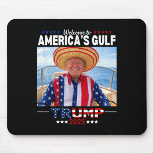 トランプ・アメリカのメキシコ湾大統領トランプ・ソンバー マウスパッド