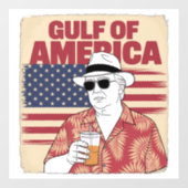 トランプ・アメリカのメキシコ湾大統領 ウィンドウサイン (シート)