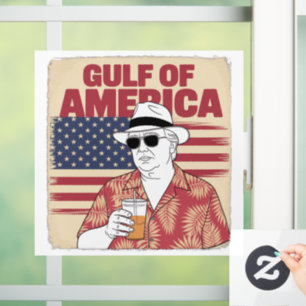 トランプ・アメリカのメキシコ湾大統領 ウィンドウサイン