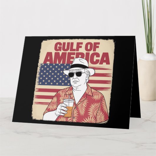 トランプ・アメリカのメキシコ湾大統領 カード (正面)