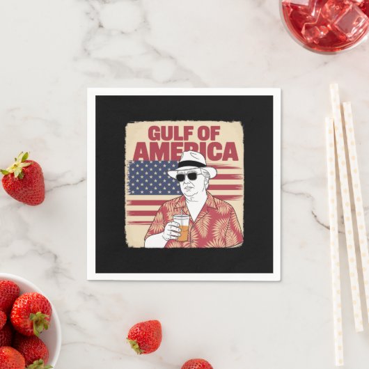 トランプ・アメリカのメキシコ湾大統領 スタンダードカクテルナプキン (インサイチュ)