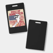 トランプ・アメリカのメキシコ湾大統領 バッジ (表裏)