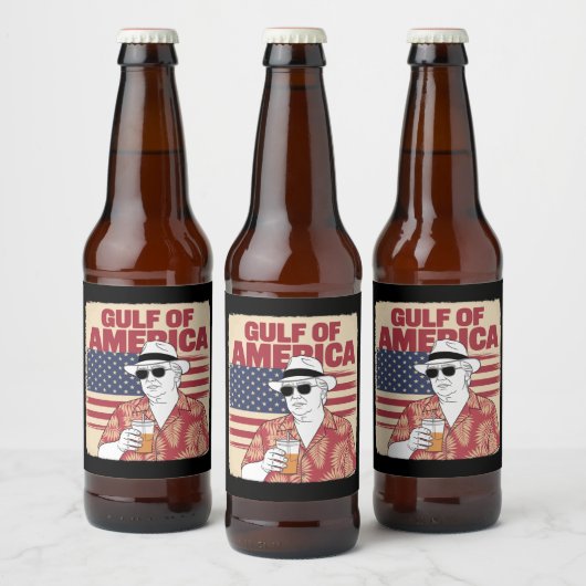 トランプ・アメリカのメキシコ湾大統領 ビールラベル (ボトル)