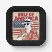 トランプ・アメリカのメキシコ湾大統領 ペーパープレート (正面)