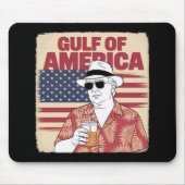 トランプ・アメリカのメキシコ湾大統領 マウスパッド (正面)