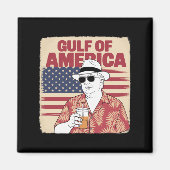 トランプ・アメリカのメキシコ湾大統領 マグネット (正面)