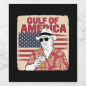 トランプ・アメリカのメキシコ湾大統領 ワインラベル (シングルラベル)