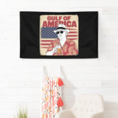 トランプ・アメリカのメキシコ湾大統領 横断幕 (インサイチュ)