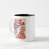 トランプ アメリカのメキシコ湾岸 大統領トランプ ツートーンマグカップ (正面左)