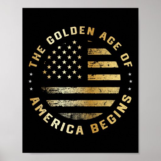 トランプ アメリカの黄金時代が始まる 2025 ポスター (正面)