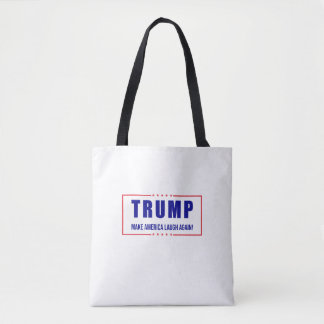 トランプ:アメリカを再び笑わせる! – ポリユーモアのあるティ トートバッグ