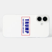 トランプ：アメリカを再び笑わせる！ – ポリユーモアのあるティ Case-Mate iPhoneケース (裏面 (横))