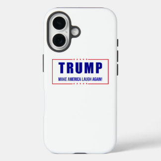 トランプ：アメリカを再び笑わせる！ – ポリユーモアのあるティ iPhone 16ケース