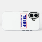 トランプ：アメリカを再び笑わせる！ – ポリユーモアのあるティ Case-Mate iPhoneケース (裏面 (横))