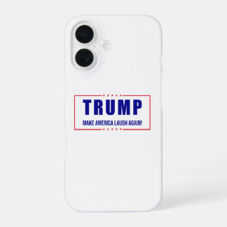 トランプ:アメリカを再び笑わせる! – ポリユーモアのあるティ iPhone 16ケース