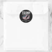 トランプ アメリカを取り戻せ 2024年 選挙 ヴィンテージ ラウンドシール (バッグ)
