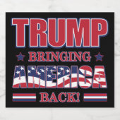 トランプ – アメリカを連れ戻す ビールラベル (シングルラベル)
