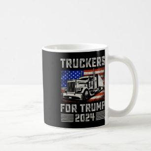 トランプ アメリカ国旗 - トランプ 2024 ヴィンテージ コーヒーマグカップ