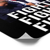 トランプ・アメリカ祈に対する最初のポンピングされた戦い ポスター (角)