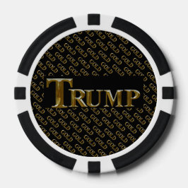 トランプ アメリカ ゴールド ポーカーチップ