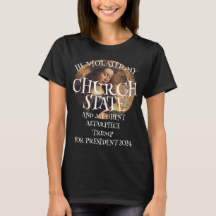 トランプ+アルカ+契約+投票を違反したDHS+FBI+CBP Tシャツ