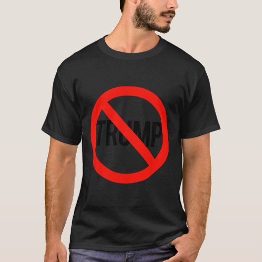 トランプ – アンチトランプ Tシャツ (正面)