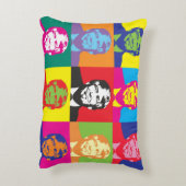 トランプ・アーポップ・アートのト大統領 アクセントクッション (裏面(縦))