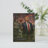 トランプ・イン・ザ・スワンプ ポストカード (スタンド正面)