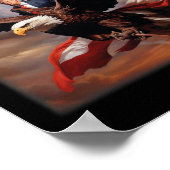 トランプ・イーグル米国大統領2024アメリカをMに戻す ポスター (角)