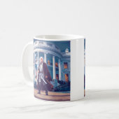 トランプ:オレンジの男の復帰 コーヒーマグカップ (正面左)