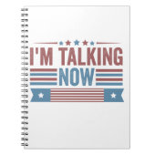 トランプ・カマラディベートを大統領の話す ノートブック (正面)