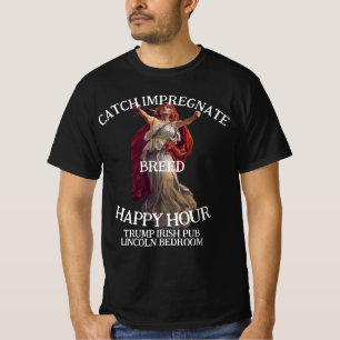 トランプ カロライン・リービット 口元 乳房 オーブン焼き Tシャツ