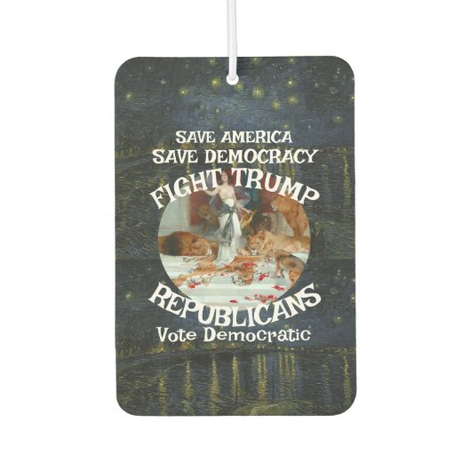 トランプ カーエアーフレッシュナー (正面)