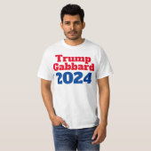 トランプ・ガバール2024 Tシャツ (正面フル)