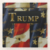 トランプ ガラスコースター (正面)