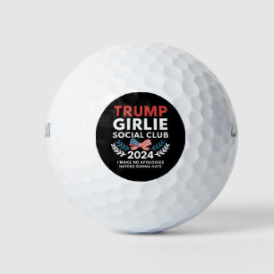 トランプ ガーリー コケット ソーシャル クラブ リボン 選挙 ゴルフボール