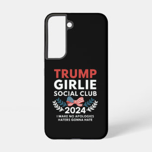 トランプ ガーリー コケット ソーシャル クラブ リボン 選挙 SAMSUNG GALAXY S22ケース