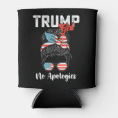 トランプ・ガール・ノー謝罪大統領の選挙 缶クーラー (正面)