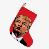 トランプ キス クリスマス ストッキング (正面 (吊り時))