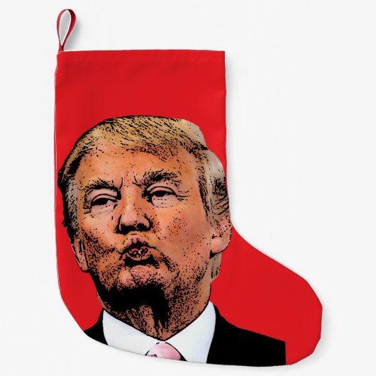 トランプ キス クリスマス ストッキング (正面)