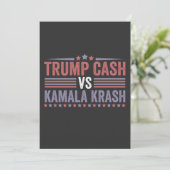トランプ・キャッシュ対カマラクラシュ選挙 招待状 (スタンド正面)