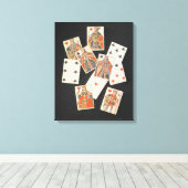 トランプ キャンバスプリント (インサイチュ (ウッドフロア))