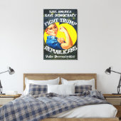 トランプ キャンバスプリント (インサイチュ (寝室))