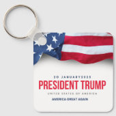 トランプ・キーチェーン大統領 キーホルダー (正面)